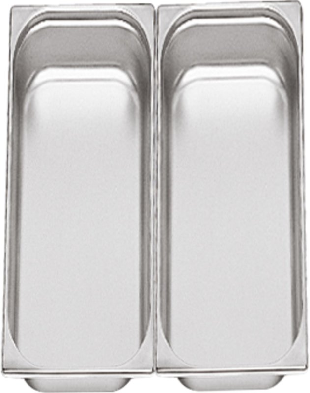 GN-Behälter 2/4 Edelstahl 65mm (1)