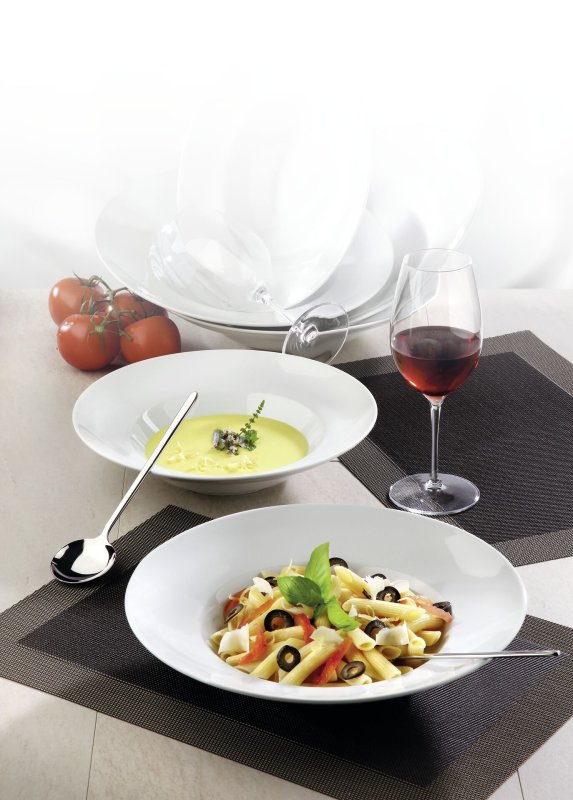 Pastateller weiß, rund,  Ø 27,0 cm (3)