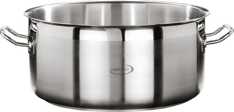 Bratentopf flach "Cookmax Professional" Ø 20 cm, H: 9 cm. Inhalt 2,8L (1)