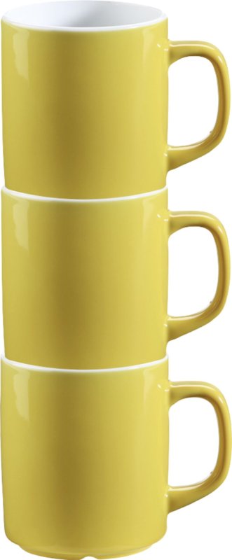 Kaffeebecher 0,3 L gelb (3)