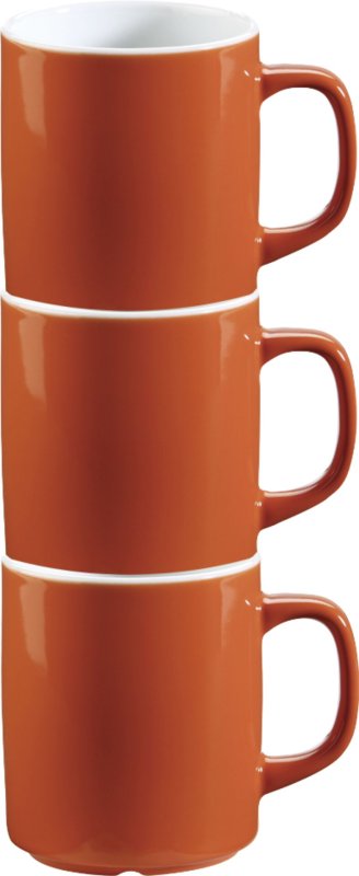 Kaffeebecher 0,3 L orange (3)
