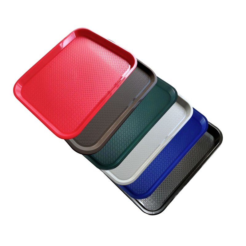 Serviertablett PP 41,5x31cm rot (2)