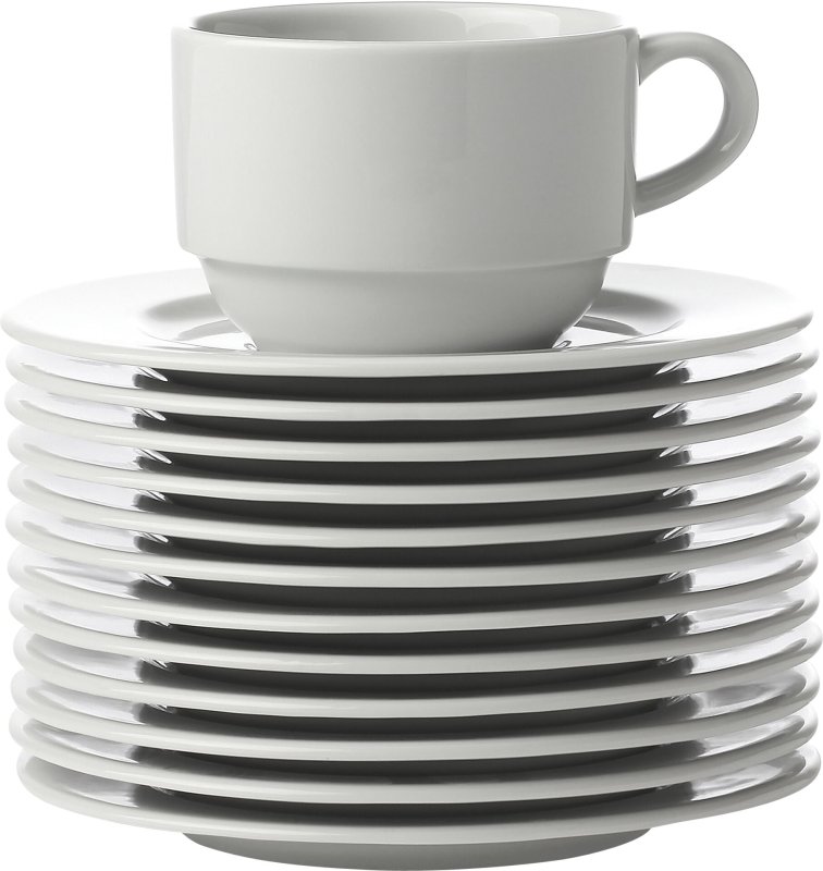 Tasse untere Ø 15 cm weiß (2)