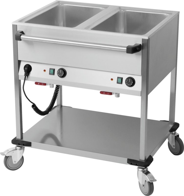 Fahrbares Wasserbad 2 Becken (1)