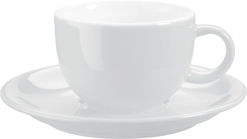 Kaffee-/Cappuccinotasse obere weiß (1)