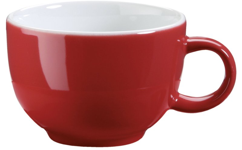 Kaffee-/Cappuccinotasse obere rot (2)
