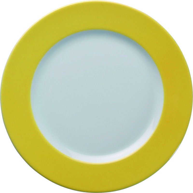 Teller flach Ø 26 cm gelb (1)