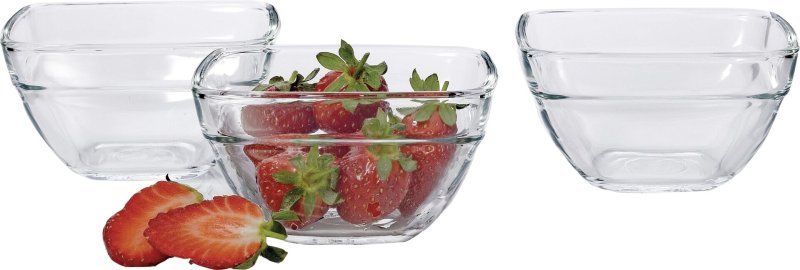 Glasschale „Manhattan" (1)