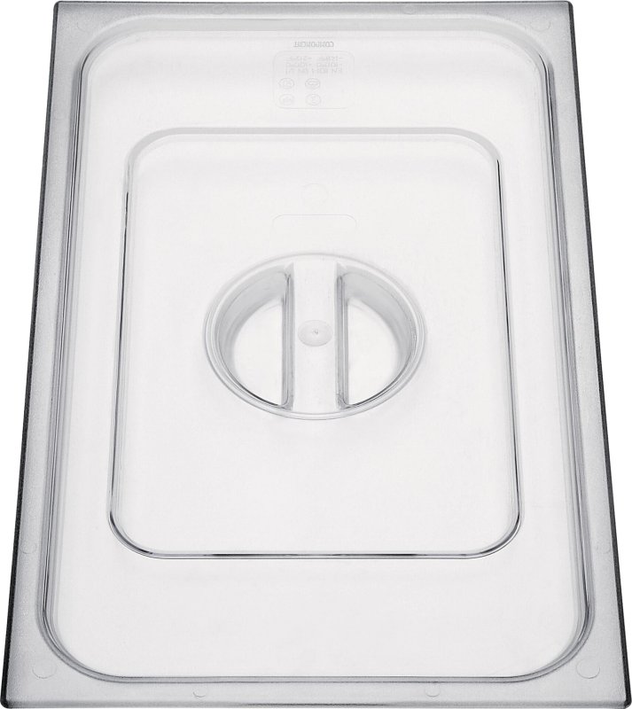 GN-Deckel ohne Löffelausschnitt Polycarbonat für 1/4 (1)