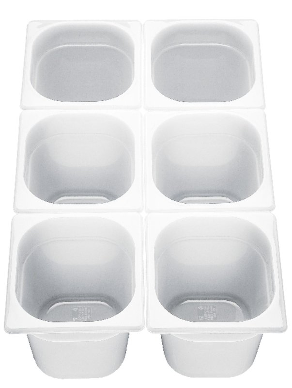 GN-Behälter 1/6 Polypropylen 100mm (1)