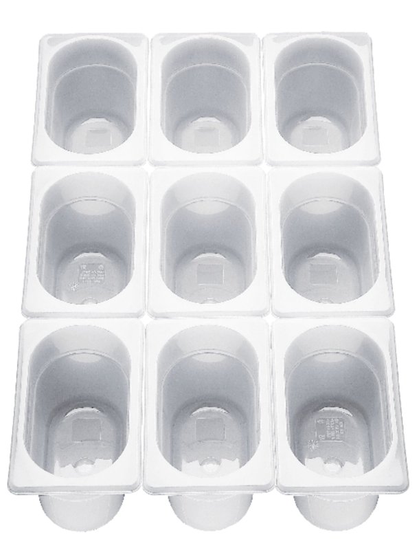 GN-Behälter 1/9 Polypropylen 100mm (1)