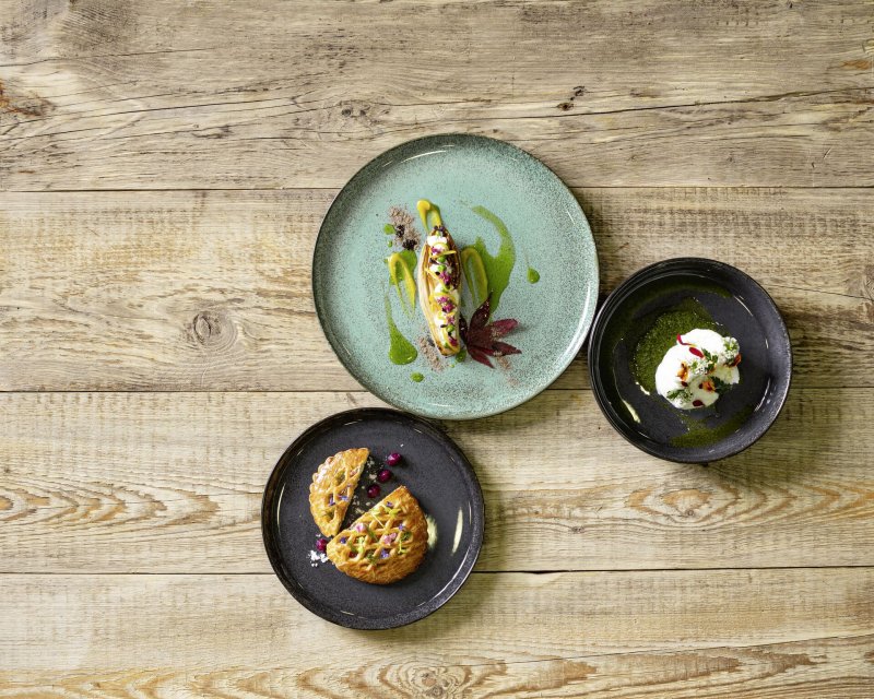 Porzellanserie "Spices" Curry Teller flach Ø20,4cm (5)