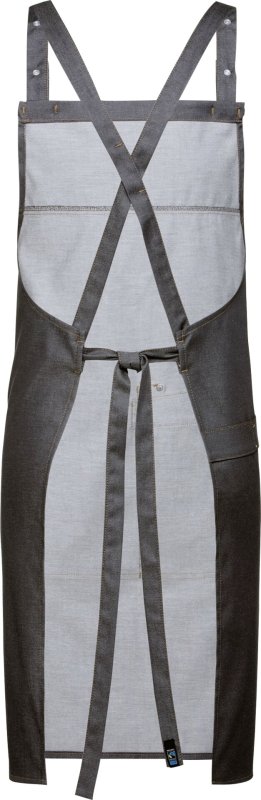 Latzschürze Denim-Optik anthrazit (2)