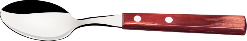 Steak-/Pizzabesteck "Churrasco" Löffel L: 19,5cm mahagoni (1)