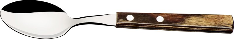 Steak-/Pizzabesteck "Churrasco" Löffel L: 19,5cm braun (1)