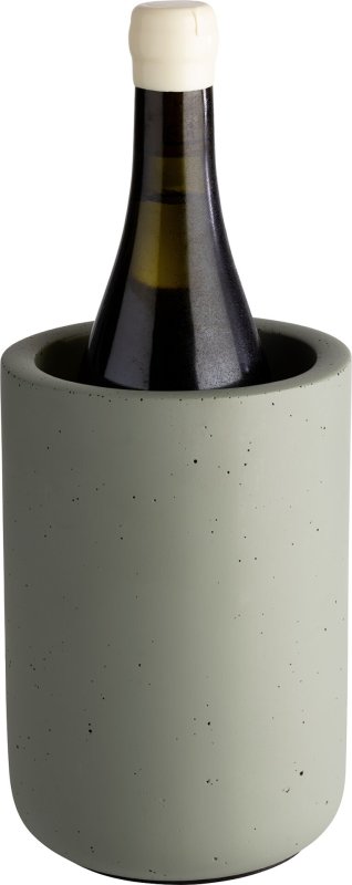 Flaschenkühler "Element" Beton olivgrün (3)