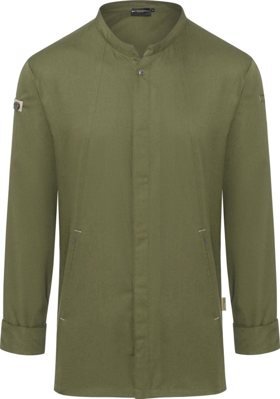 Kochjacke Herren "Green-Generation", moosgrün Größe 52 (2)