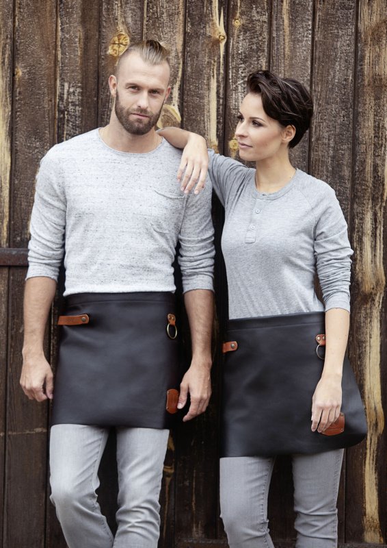 Lederschürze, schwarz Vorbinder (2)