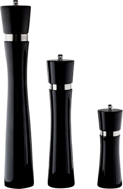 S/P-Mühle "High Tower"  schwarz 5x16,5 cm (2)