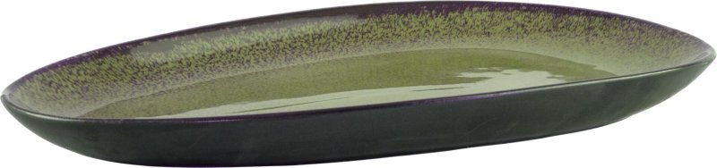 Porzellanserie "Spices" Green Pepper Platte oval 38,5x20,5 (1)