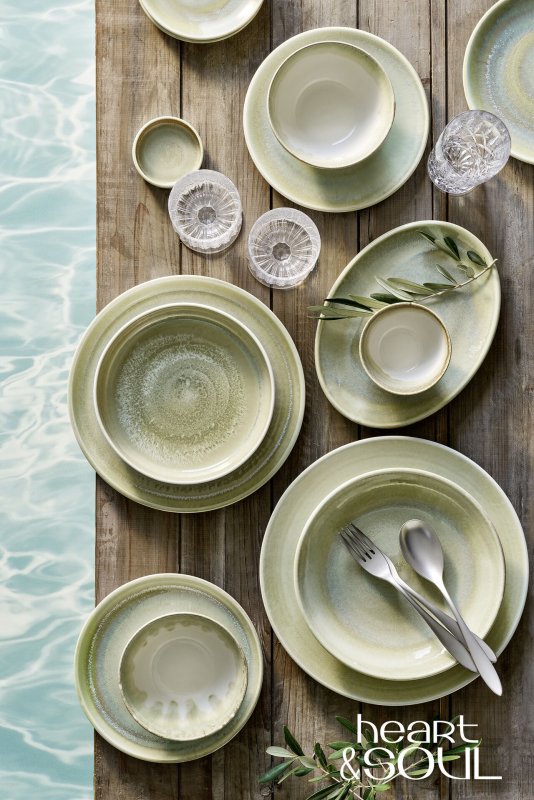 "Heart & Soul" Thyme Teller Coup flach Ø30cm (4)