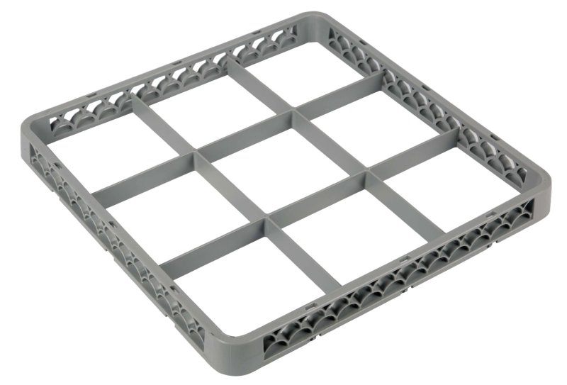 Gläserkorb 9 Fächer geteilter Aufsatz (1)