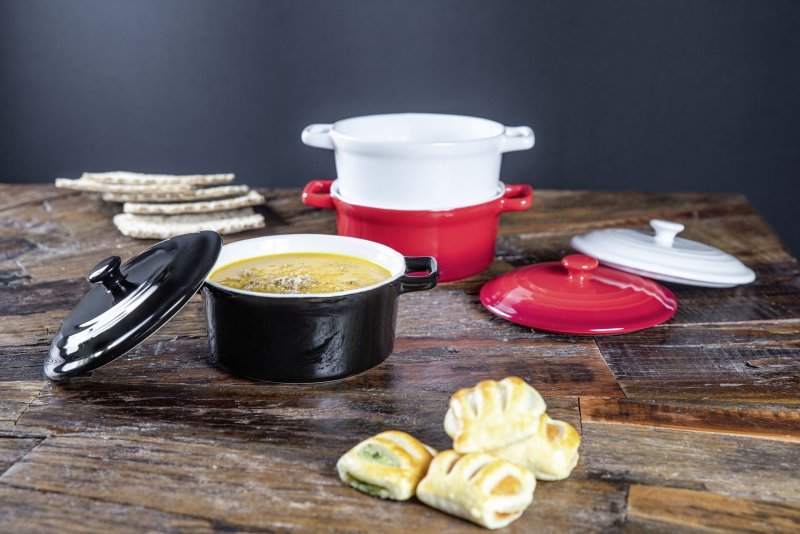 Mini-Casserole "Lexa" Ø12,5cm H:6,5cm rot (2)