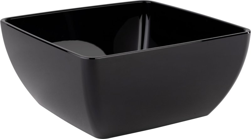 "Friendly" Square Schale, schwarz, 25 x 25 cm, 4,5L (1)