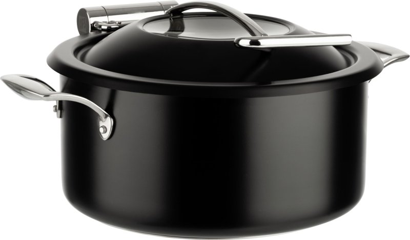 Chafing Dish rund, schwarz (1)