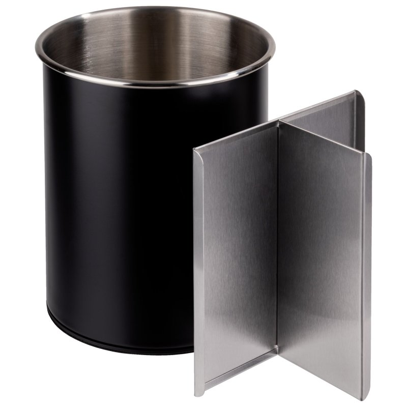 Besteckbehälter, drehbar, Ø 13cm, Edelstahl (2)