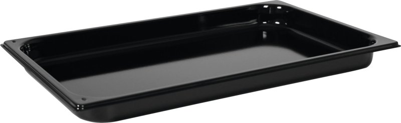 Konvektomatenblech GN, schwarz emaillliert 4 cm tief (1)