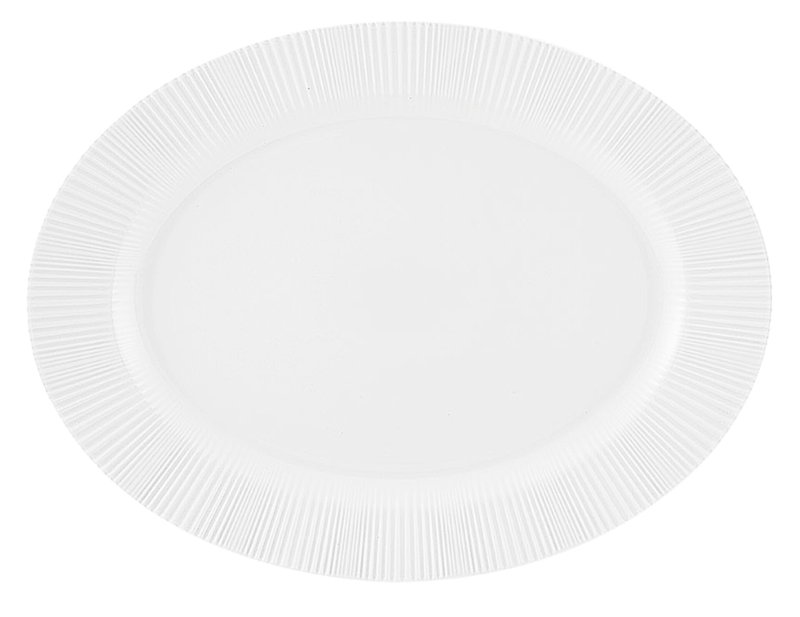 Porzellanserie "Verve" Platte oval 32x24,5cm (1)