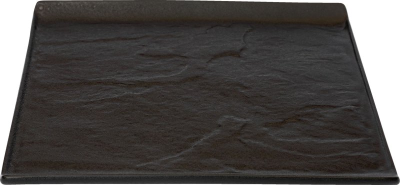 Porzellanserie "Schieferlook" Teller flach 27,3x27,3cm (2)