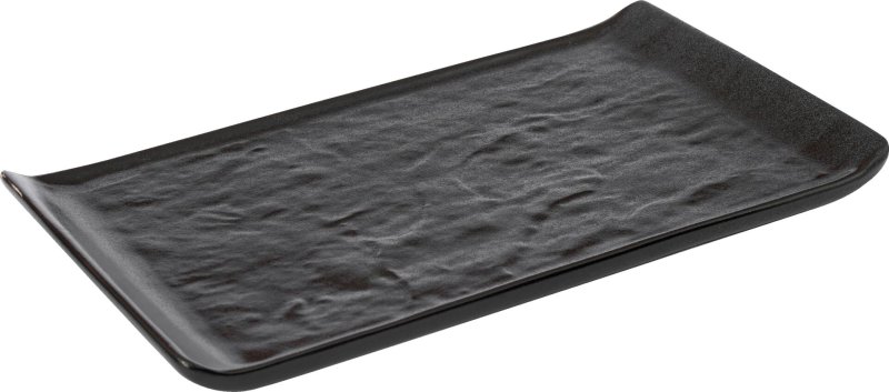 Porzellanserie "Schieferlook" Platte 26,2x15cm (2)