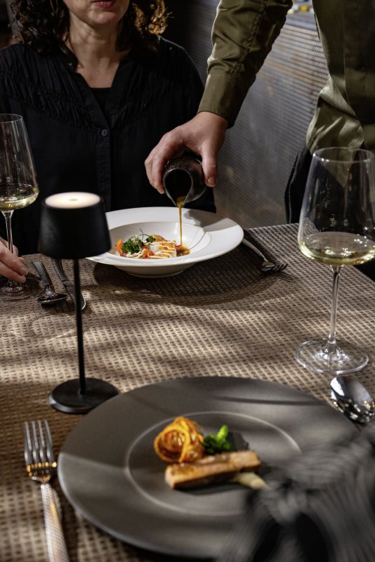 Steinzeugserie "Urban Calm" beige Teller tief 21,5cm/1L (6)