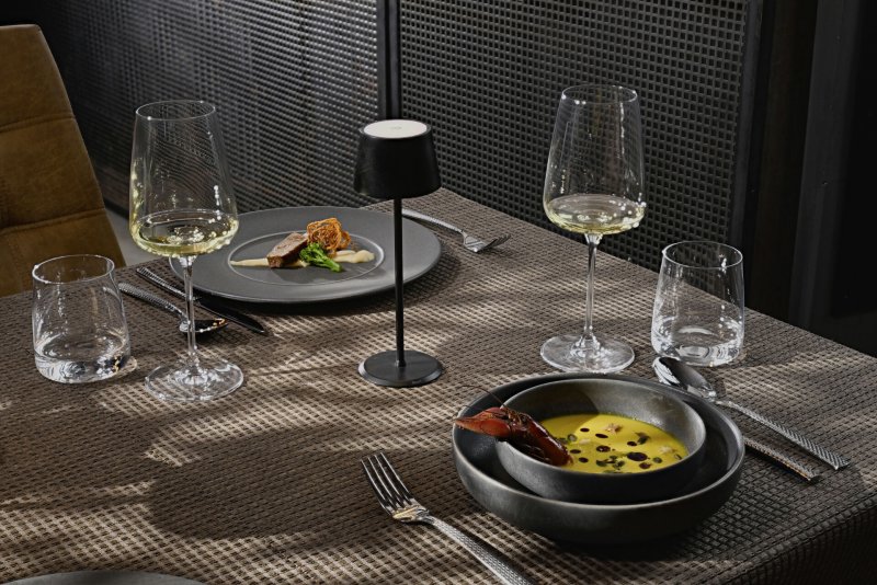 Steinzeugserie "Urban Calm" grau Teller tief (3)