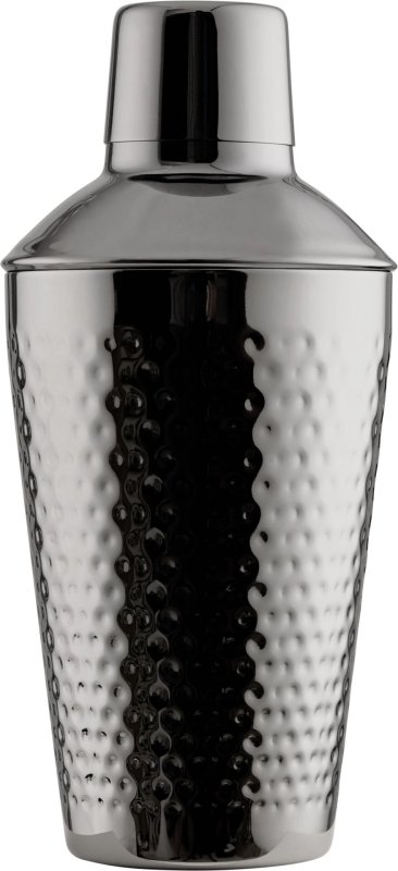 Cocktailshaker Hammerschlag, anthrazit, Edelstahl (1)