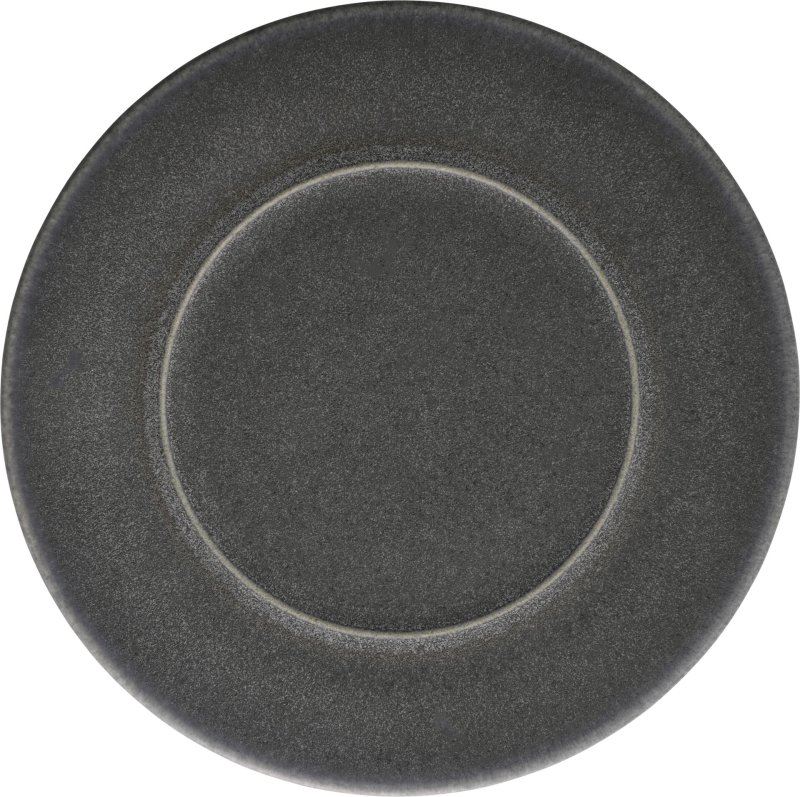 Steinzeugserie "Urban Calm" grau Teller flach 22cm (1)