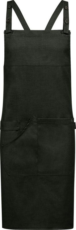 Latzschürze Denim-Optik grün (1)