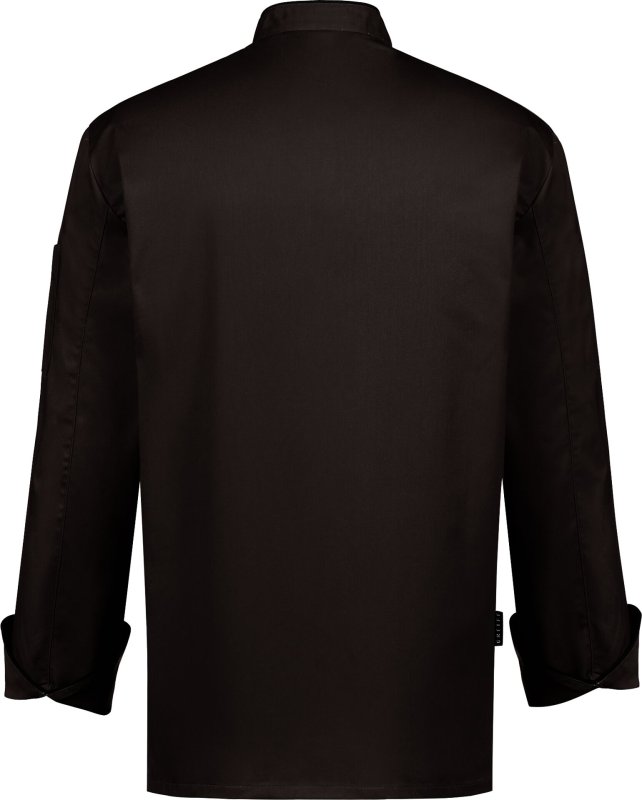 Kochjacke Herren, Armtasche, langarm, taupe Größe S (2)