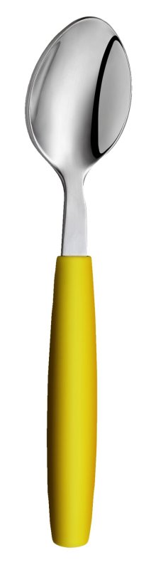 Besteckserie "Colour" gelb Dessertlöffel (1)