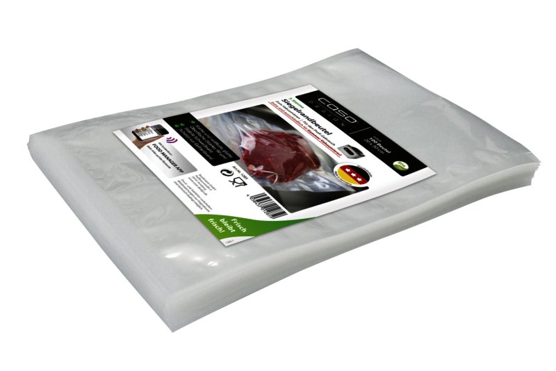 Siegelrandbeutel f. Kammervakuumierer 90 my, 100er Pack  20x30 cm (1)