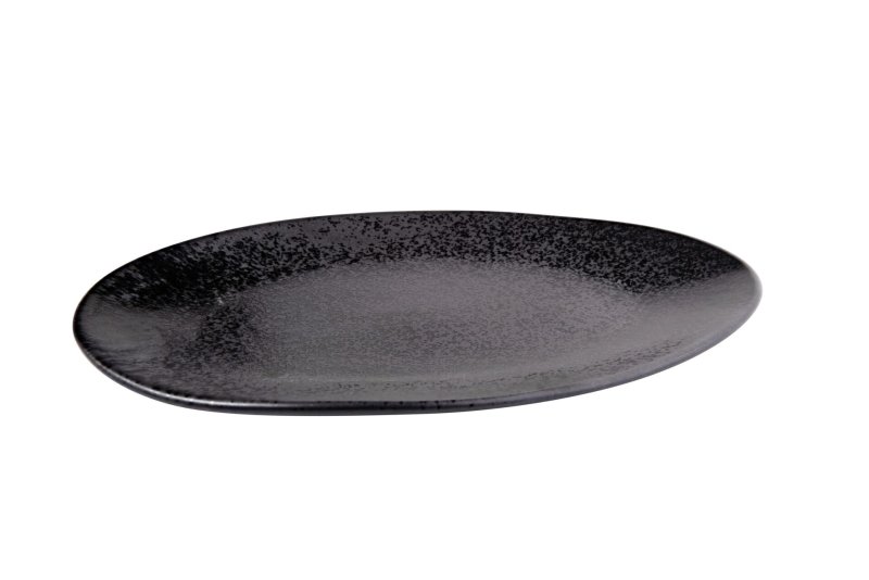 Porzellanserie „Ebony" Teller flach oval (2)