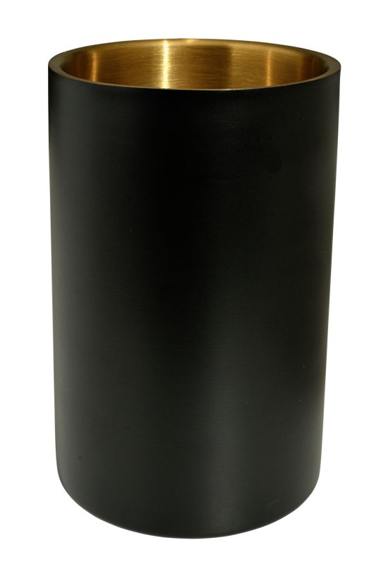 Rooftop schwarz-gold Sekt- und Weinkühler (1)