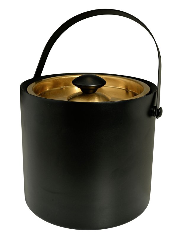 Rooftop schwarz-gold Eisbehälter (1)