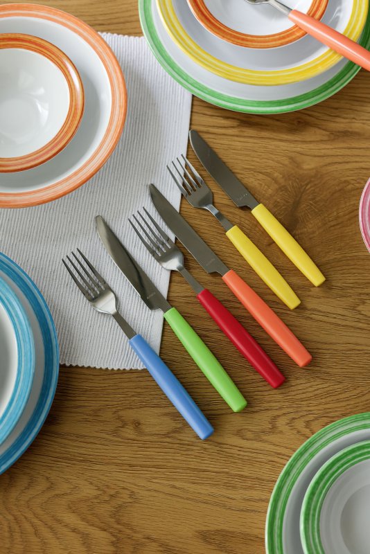 Besteckserie "Colour" grün Kaffeelöffel (5)