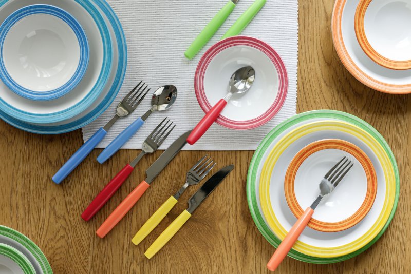 Besteckserie "Colour" blau Kaffeelöffel (6)