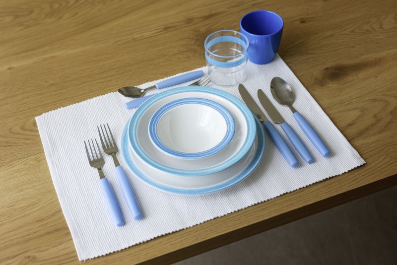 Besteckserie "Colour" blau Kaffeelöffel (3)