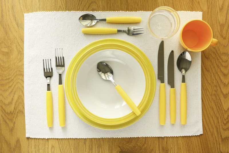 Besteckserie "Colour" gelb Kaffeelöffel (2)