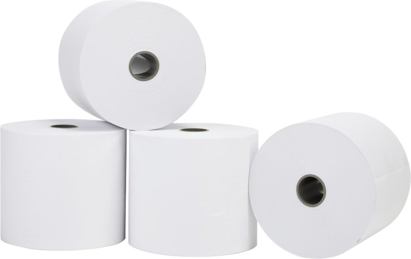 Thermorollen, weiß für Bon-Drucker 50 lfm (1)